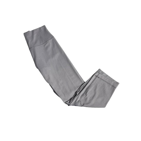 Lululemon Women's Black/Gray Dot Crop Leggings Size 6 - Picture 1 of 7